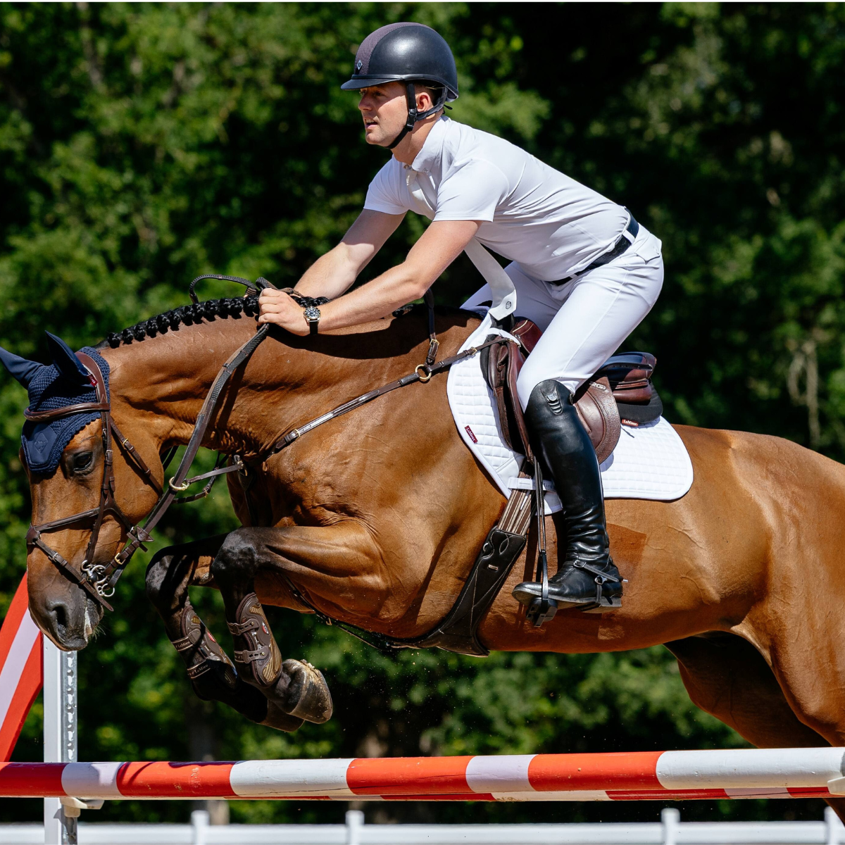 LeMieux 'Cotton Close Contact' Saddle Pad in White