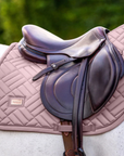 Equestrian Stockholm Modern Jump Saddle Pad in Midsummer Blush