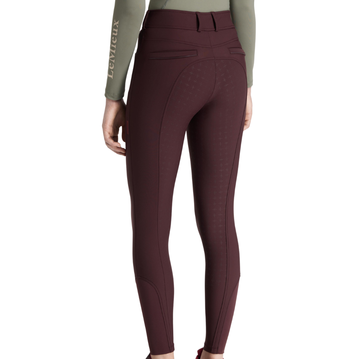 LeMieux Young Rider 'Izzy' Full Seat Breeches in Damson - Children's 7-8