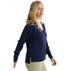 Hannah Childs 'Asher' Bamboo V Neck Sweatshirt in Midnight
