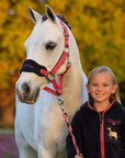 LeMieux Vogue Fleece Halter in Cranberry