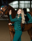 Equestrian Stockholm Active Performance Jacket in Emerald