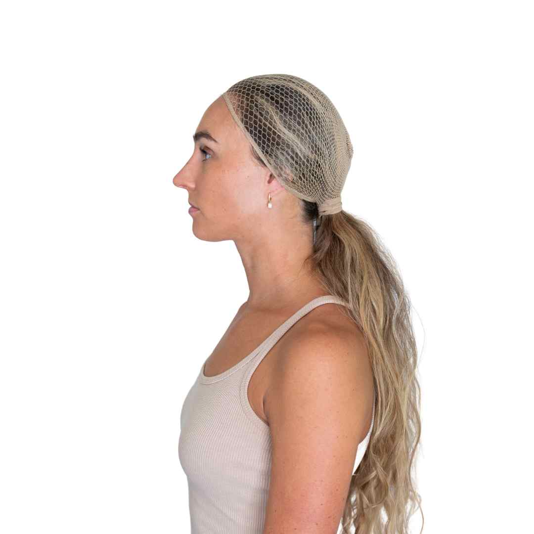 Ellsworth Ponytail Hairnet in Warm Blonde 