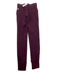Back of Horze Monster Knee Patch Breeches in Fig Purple