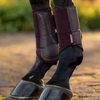 LeMieux 'Arika' Mesh Brushing Boots in Damson