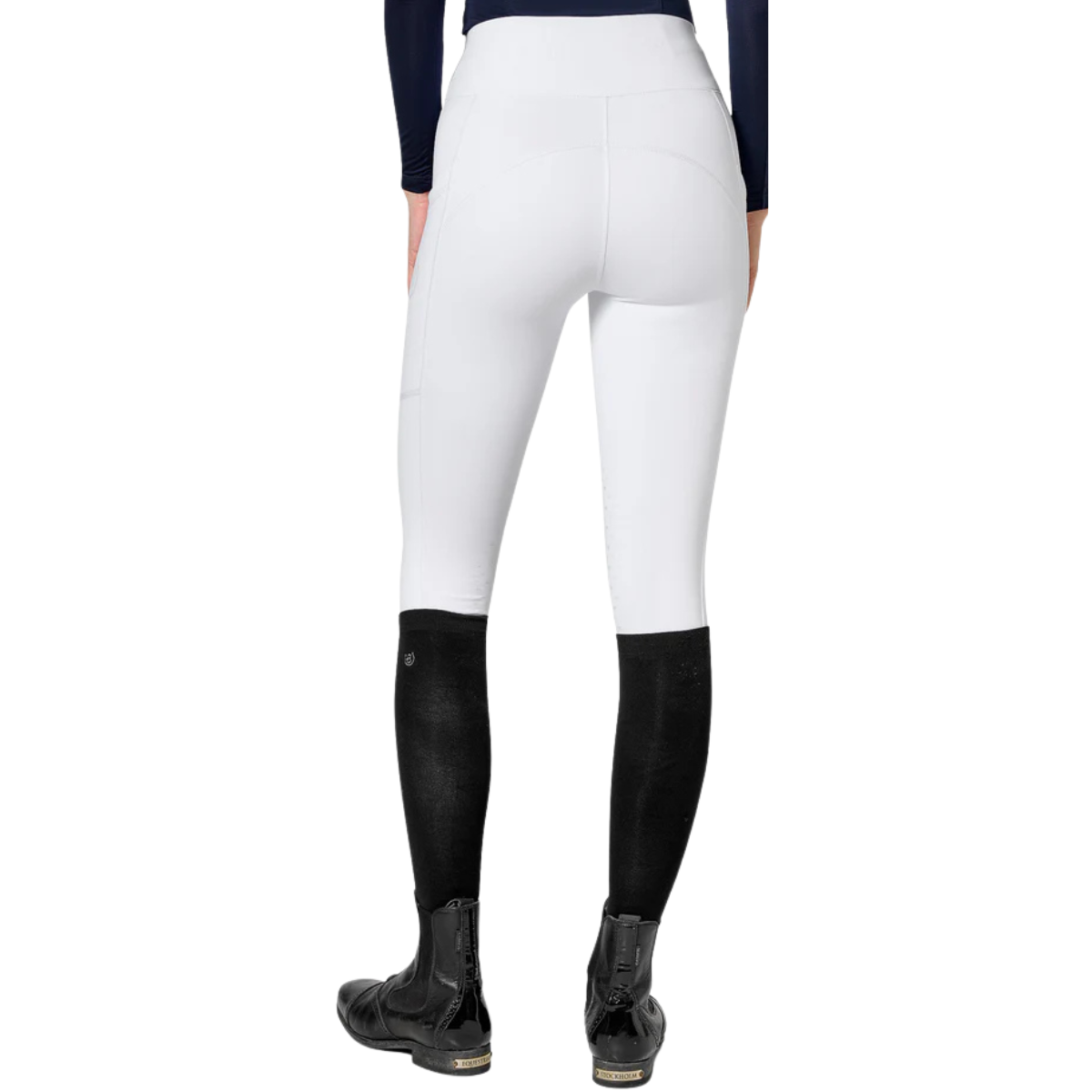 Equestrian Stockholm 'Movement' Jump Riding Tights in White