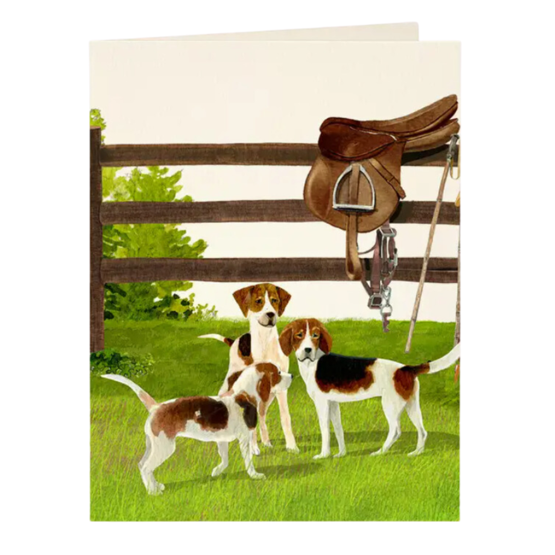 Faire Horse and Equestrian Greeting Cards in Beagle Country