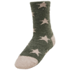 LeMieux Mini 'Sasha Star' Fluffy Socks in Almond