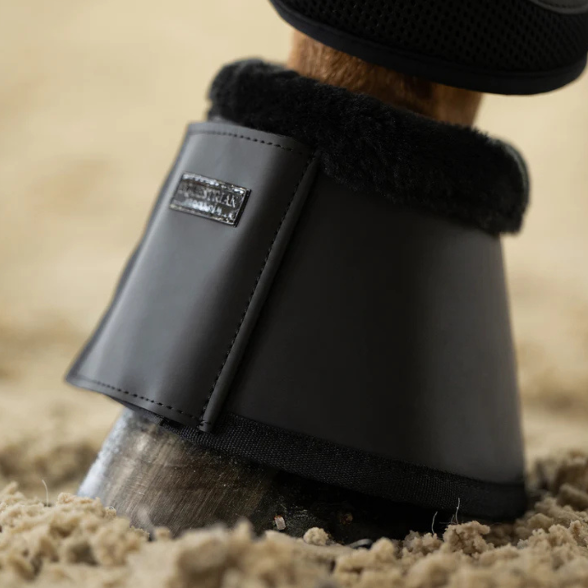 Equestrian Stockholm Bell Boots in All Black