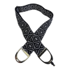 Ellany Elastic Stirrup Belt in Navy/White Aztec