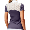 Equestrian Stockholm 'Crystal Champion' Competition Top in Dark Violet