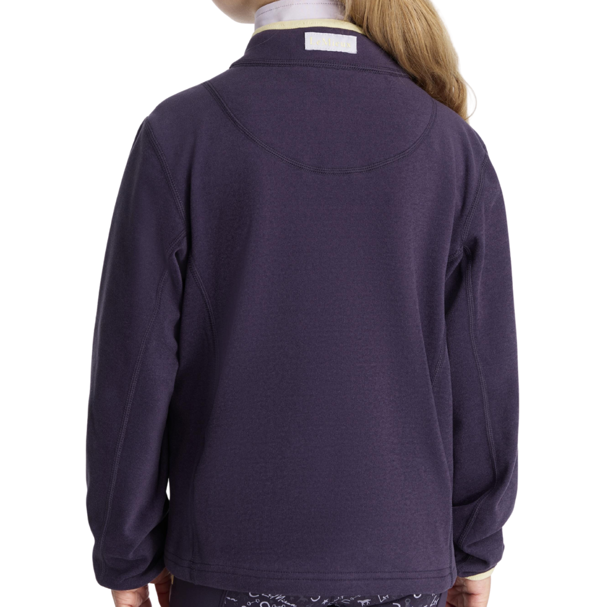 LeMieux Mini 'Mae' Popper Fleece Pullover in Juniper