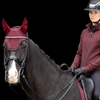 LeMieux Crystal Ear Bonnet in Burgundy