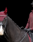LeMieux Crystal Ear Bonnet in Burgundy