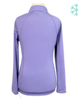 Dover Saddlery 'HeatBlast' Long Sleeve Shirt in Lavender - Women's Medium