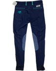 SmartPak Piper Breeches in Navy/Emerald - Children's 14