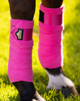 LeMieux Loire Satin Polo Wraps in Watermelon