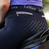 LeMieux 'Dynamique' Silicone Full Seat Breeches in Navy - Women's UK 16 (US 32)