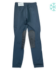 Kerrits 'Fleece Lite' Riding Tights in Blue Houndstooth - Children's Small