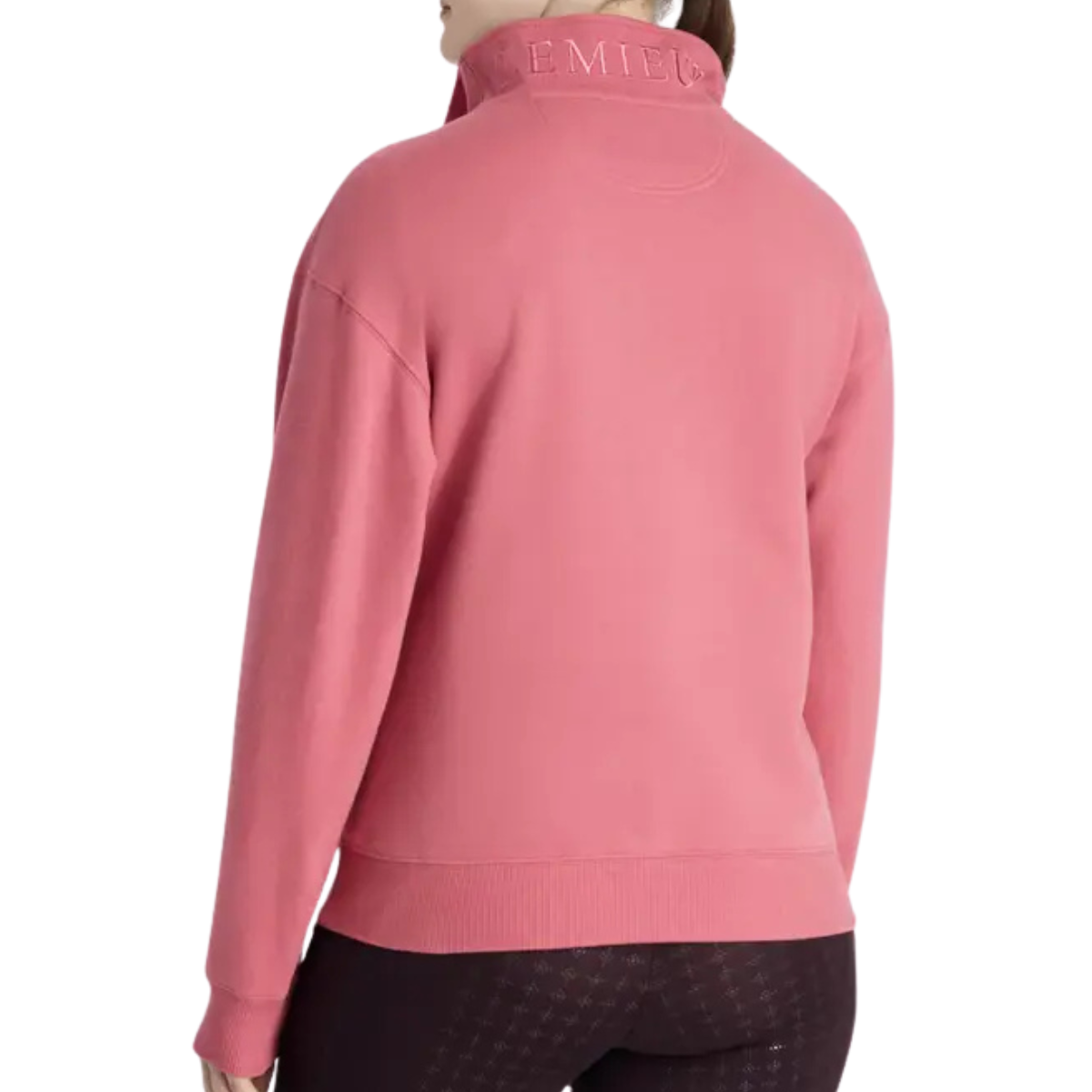 LeMieux 'Keira' Quarter Zip Sweater in Cranberry