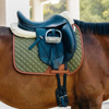 Sixteen Cypress Dressage Saddle Pad in Olive & Cognac