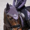 Equestrian Stockholm Ear Bonnet in Dark Violet