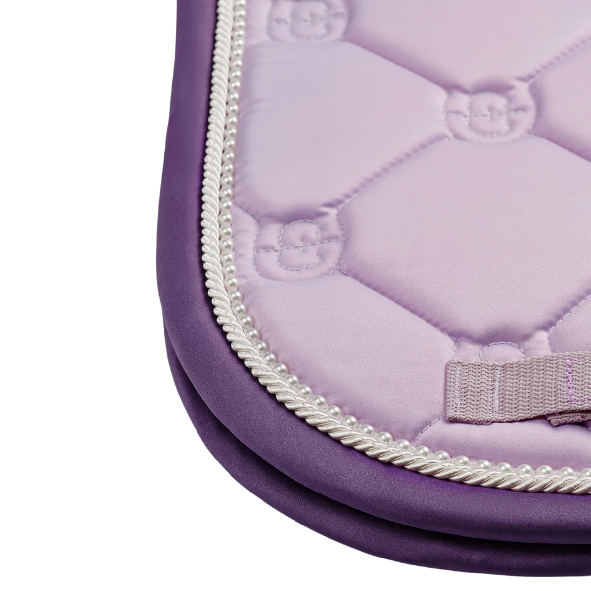 Equestrian Stockholm Dressage Saddle Pad in Lavender - Full