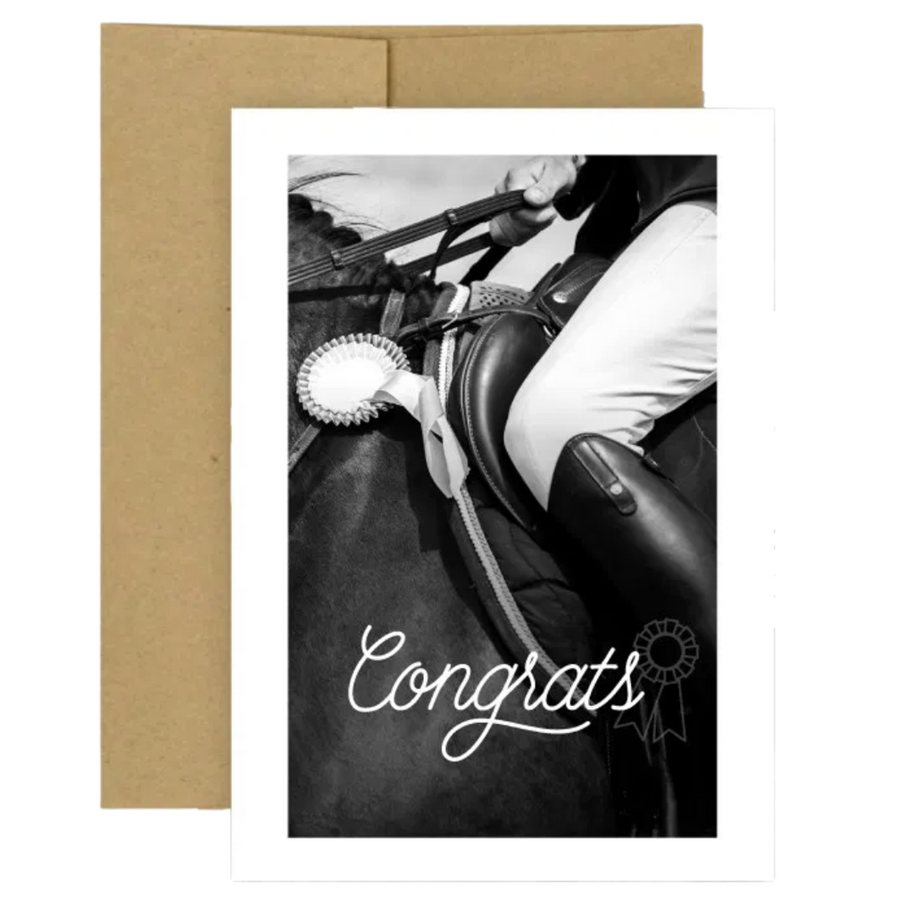 Hunt Seat Paper Co. 'Congrats' Card