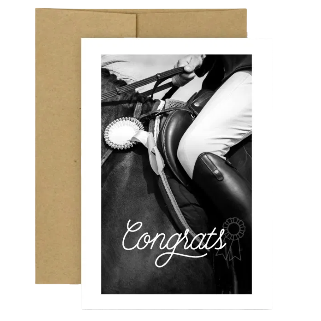 Hunt Seat Paper Co. &#39;Congrats&#39; Card