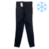 Back of Irideon Fleece Lined Breeches in Black