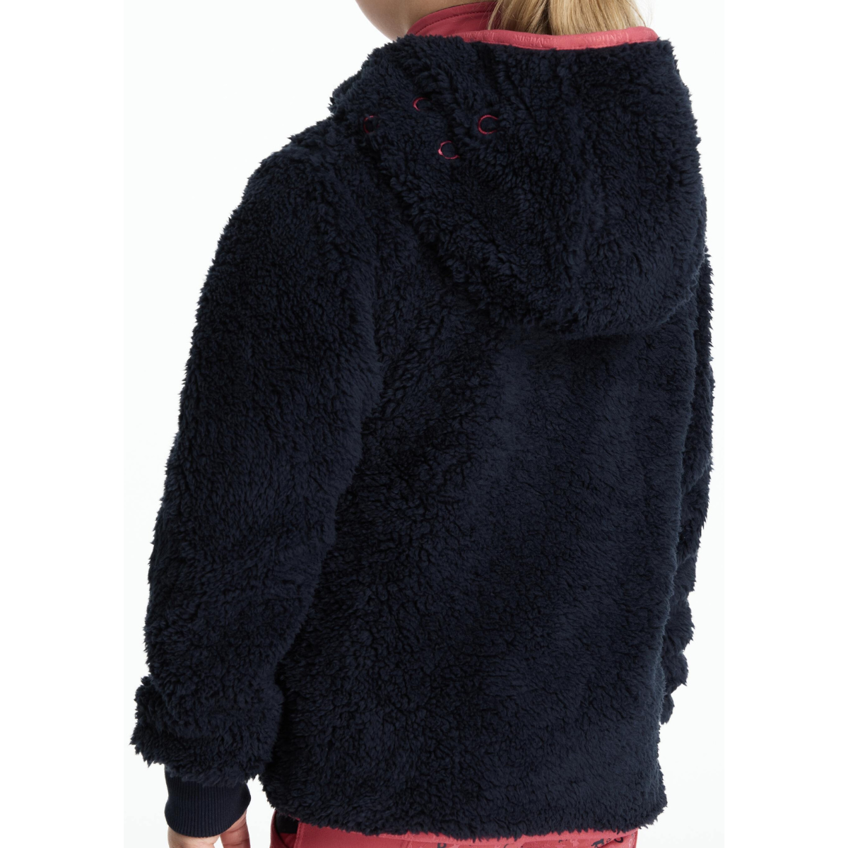 LeMieux Mini 'Teagan' Dream Fleece Zip-Up in Navy