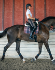Sixteen Cypress Dressage Saddle Pad in Field Plaid & Hickory