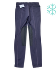 Back of Kerrits 'Fleece Lite' Riding Tights in Purple Houndstooth - Women's Medium
