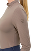 RJ Classics 'Jemma' Mock Neck Shirt in Truffle 