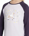 LeMieux Mini 'Jamie Lemon' Long Sleeve Top in Lilac
