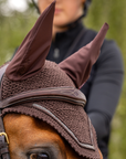 LeMieux Crystal Ear Bonnet in Brown
