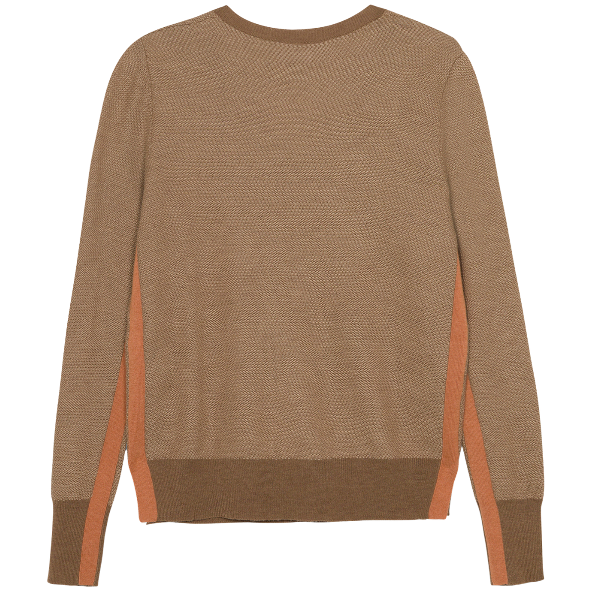 Hannah Childs 'Angelina ﻿Herringbone' V-Neck Sweater in Oatmeal