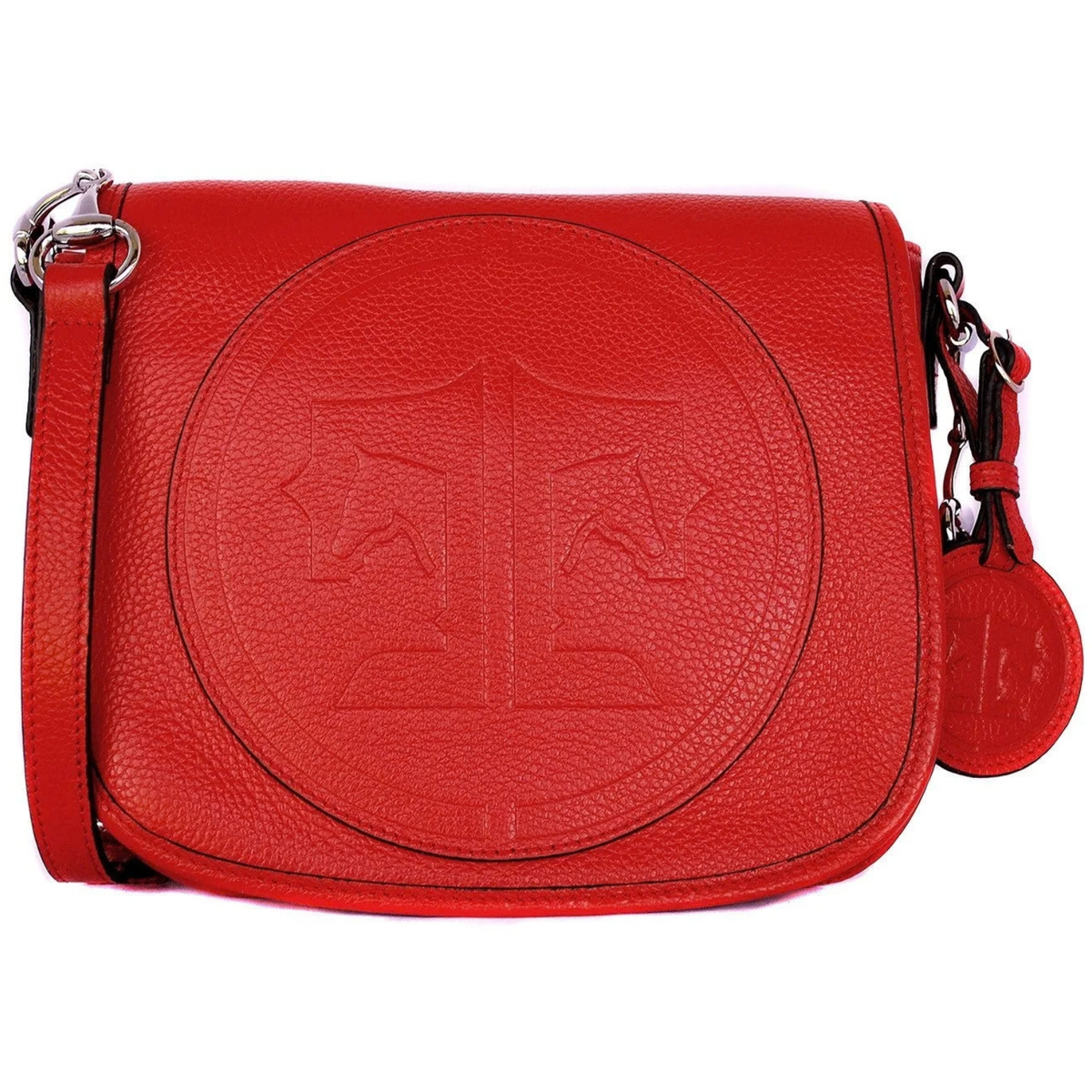 Tucker Tweed 'Camden' Signature Cross Body Bag in Red
