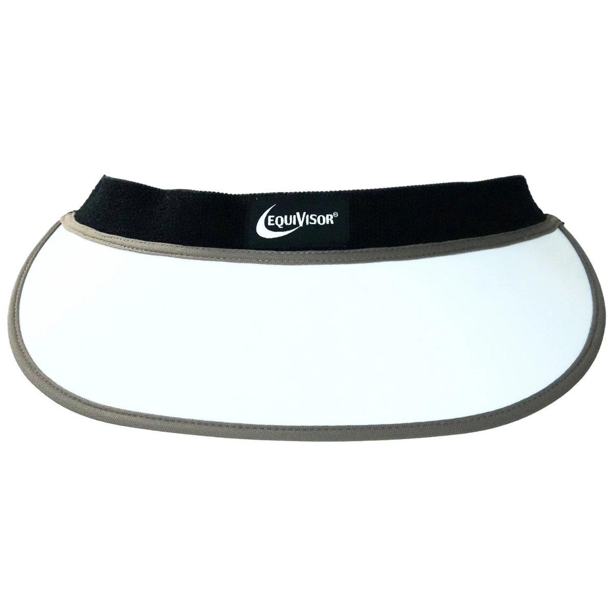 EquiVisor Sport Neck Shield in White/Mocha 