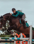 Equestrian Stockholm Jump Saddle Pad in Emerald