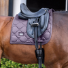 Equestrian Stockholm Dressage Saddle Pad in Dark Violet