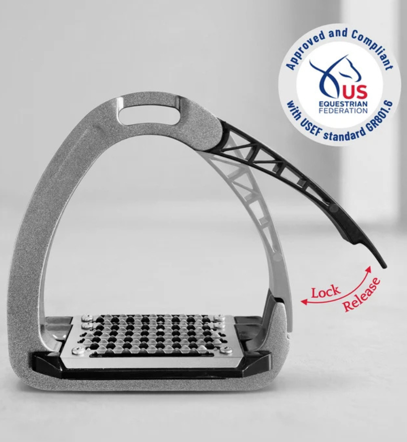TuffRider Tech Safety Stirrups in Silver