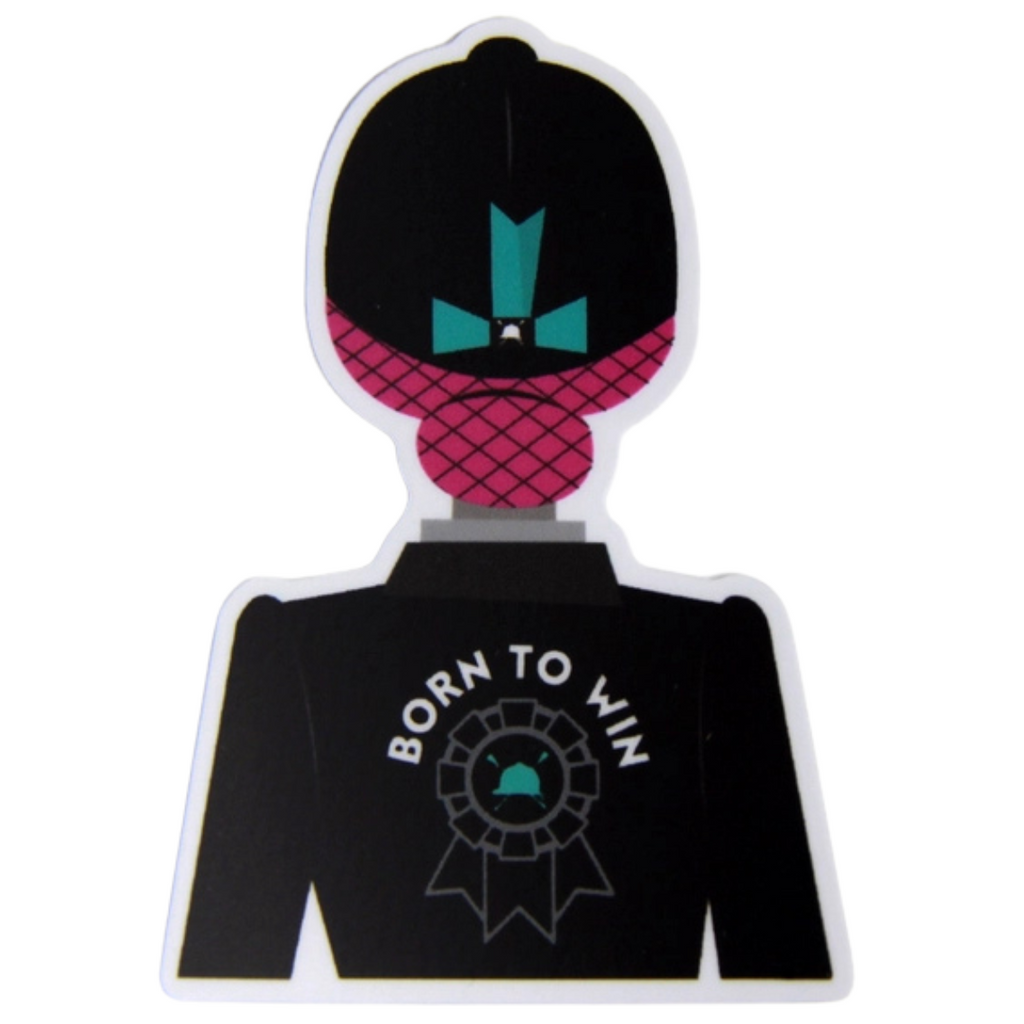 Hunt Seat Paper Co. 'Born to Win' Sticker