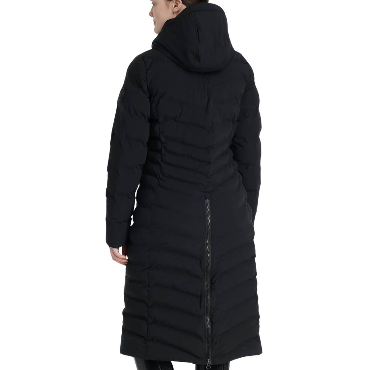 LeMieux 'Hayley' Longline Puffer Coat in Black