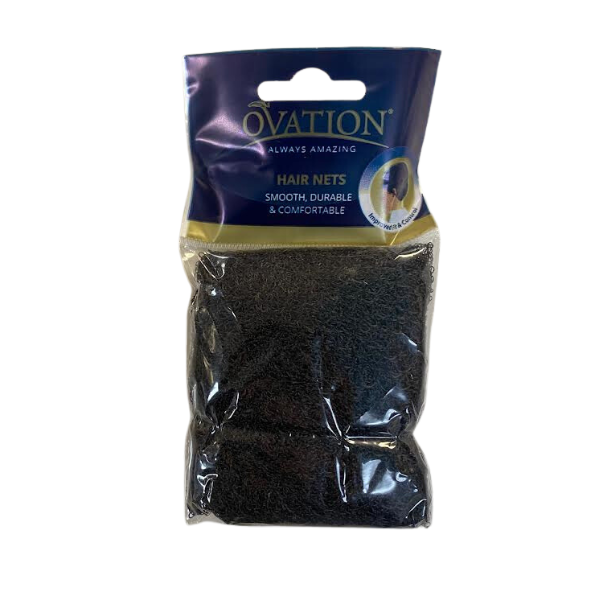 Ovation Deluxe Hair Nets in Dark Brown