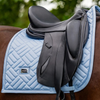 Equestrian Stockholm Dressage Saddle Pad in Modern Midsummer Blue