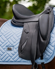 Equestrian Stockholm Dressage Saddle Pad in Modern Midsummer Blue