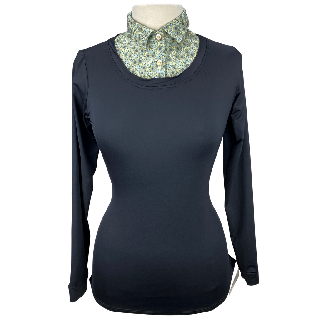 CALLIDAE The Practice Shirt in Black/Sunflower