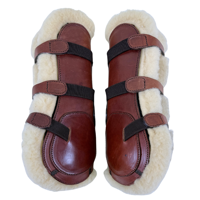 Dy'on Fleece Tendon Boots in Havana