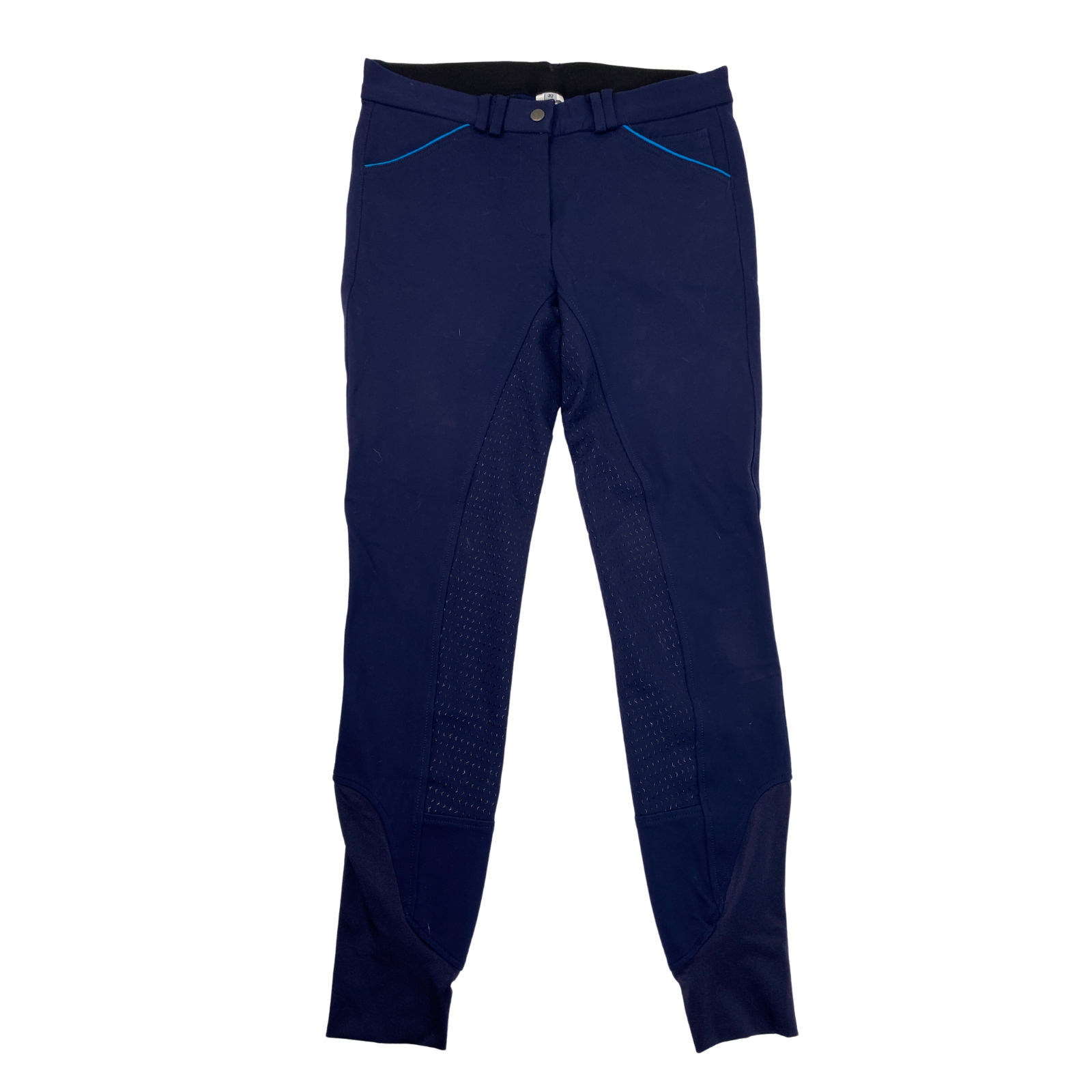 HR Farms Full Seat Grip Breeches in Navy - Women's 22